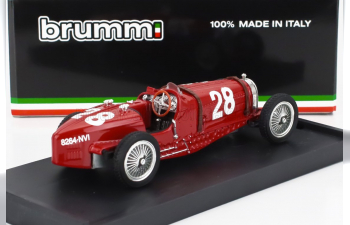 BUGATTI F1 Tipo 59 №28 Monaco Gp (1934) Tazio Nuvolari, Red