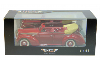 OPEL Admiral Cabrio (1938), dark red
