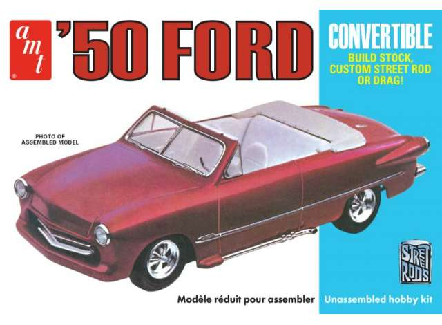 Сборная модель Ford Convertible Street Rods Edition, plastic modelkit 1950
