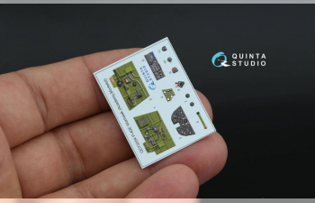 3D Декаль интерьера кабины P-40E Warhawk (Academy/Моделист) (с 3D-печатными деталями)