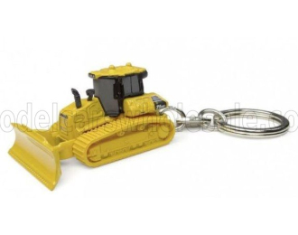 KOMATSU Portachiavi - D71 Pxi Keyring Ruspa Cingolata - Tractor Scraper, Yellow Grey