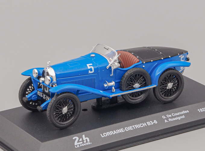 LORRAINE Dietrich B3-6 3.5l S6 Spider Team Societe Lorraine De Dietrich #5 (1925) Gerard De Courcelles / Andre Rossignol, 24h Le Mans Collection