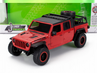 JEEP Gladiator Pick-up (2020) With Set 4x Tires, Red Black