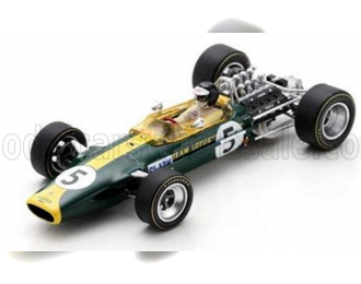 LOTUS F1 49 №5 Winner British Gp (1967) Jim Clark, Green Yellow