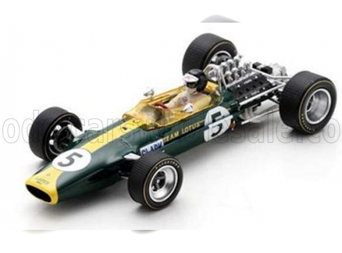 LOTUS F1 49 №5 Winner British Gp (1967) Jim Clark, Green Yellow