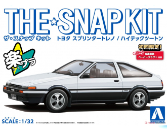 Сборная модель Toyota Sprinter Trueno, white