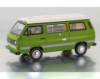 VOLKSWAGEN T3-a Camping Westfalia foldable roof, green