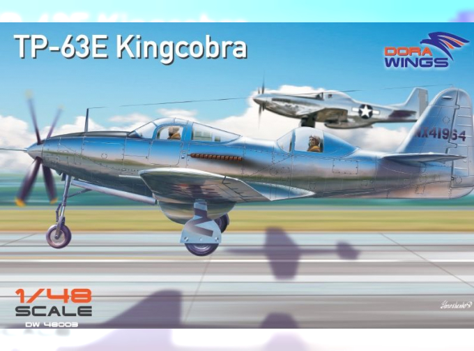 Сборная модель истребитель-бомбардировщик TP-63E "Kingcobra", двуместный