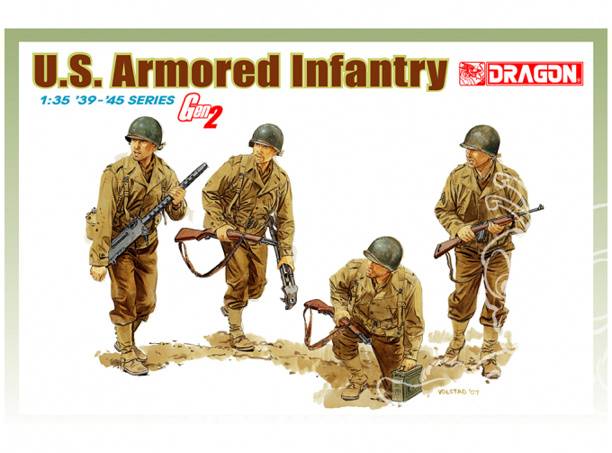 Сборная модель US Armored Infantry