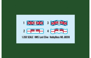 Сборная модель HMS Lord Clive