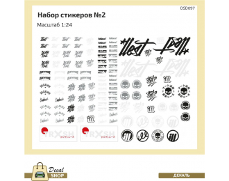 Декаль Набор стикеров #2