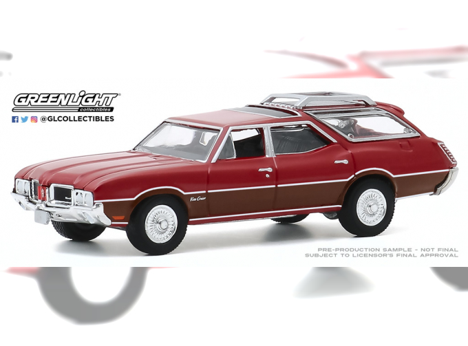 OLDSMOBILE Vista Cruiser 1971 Matador Red/Woodgrain