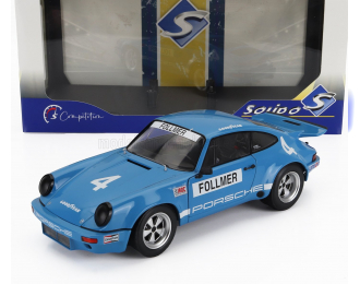 PORSCHE 911 Carrera 3.0 Rsr №4 Iroc Riverside (1974) George Follmer, Blue