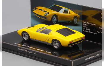 LAMBORGHINI Miura P 400 SV (1971), yellow