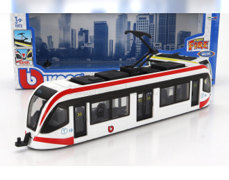 TRAM City Tram Autobus, White Red Black