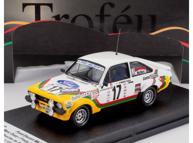 FORD Escort Mkii (night Version) №17 Boucles De Spa (1979) Marc Duez - Fredy Franssen, White Yellow