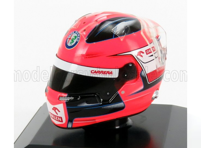 BELL HELMET F1 Casco Helmet Alfa Romeo C39 Team Racing Orlen Season (2020) R.Kubica, Red