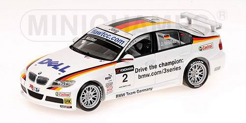 BMW 320SI BMW TEAM GERMANY J. MUELLER WINNER RACE 2 WTCC BRNO 2007, белый