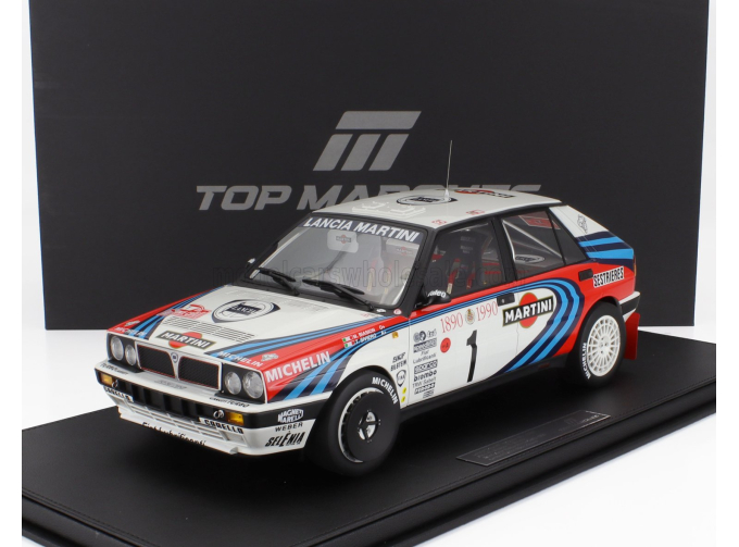 LANCIA Delta Hf Integrale 16v Martini №1 3rd Rally Montecarlo (1990) M.Biasion - T.Siviero, White Red Blue