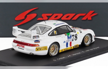 PORSCHE 911 993 Gt2 3.3l Turbo Coupe Team J.f.veroux №78 24h Le Mans (1995) Didier Ortion - Jean Francois Veroux - Eric Van De Vyver, White