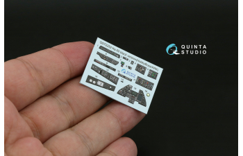 3D Декаль интерьера кабины Ка-50 (черные панели) (HobbyBoss/ARK) (с 3D-печатными деталями)