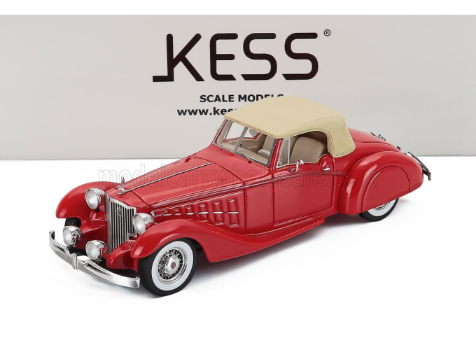 PACKARD BAYLIFF 1107 Roadster Closed (1949), red/beige