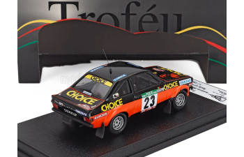 FORD Escort Mkii №23 Rally Of Portugal (1979) Antonio Borges - Pina De Marais, Black Orange