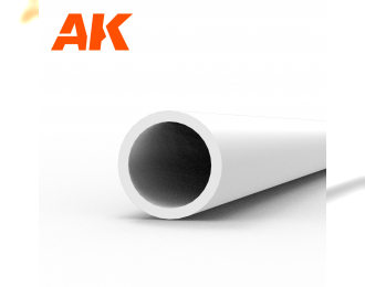 Hollow tube 3.00dx350mm (W.T. 0,7mm)-STYRENE STRIP