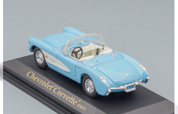 CHEVROLET Corvette (1957), blue