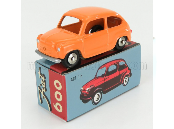 FIAT 600 Berlina (1955), Orange