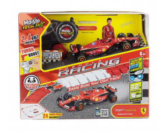 FERRARI F1 Sf-24 Team Scuderia Ferrari №16 Season (2024) Charles Leclerc, Red Black