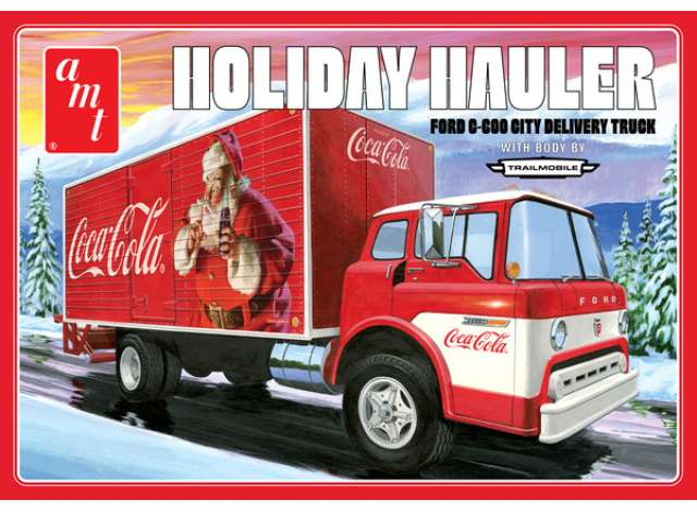 Сборная модель Ford C-600 City Holiday Delivery Truck *Coca-Cola*, plastic modelkit