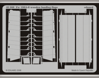 Фототравление Fw 190A/F wooden landing flaps