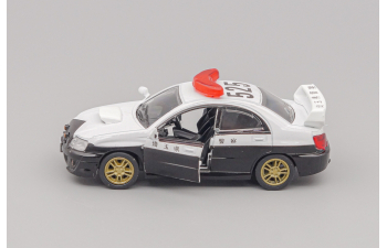 SUBARU Impreza WRX STI Japanese Police, white / black