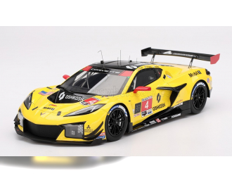 CHEVROLET Corvette Z06 Gt3.r 5.5l V8 Pratt Miller Motorsports №4 Imsa 24h Daytona (2025) Nicky Catsburg - Tommy Milner Nico Varrone, Yellow Black