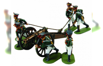 Сборная модель Русская гвардейская тяжелая артиллерия (1812-1814)