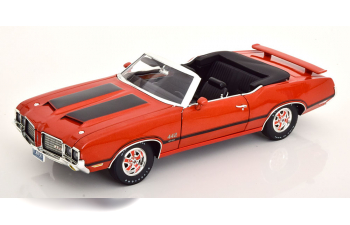 OLDSMOBILE 442 W-30 Convertible with removable Softtop (1972), orange metallic/black