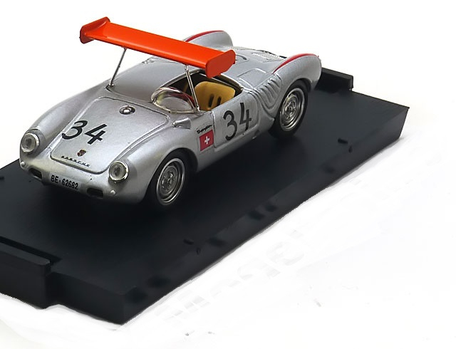 PORSCHE 550 Rs №34 1000km Nurburgring (1956) Michael May - Pierre May, Silver