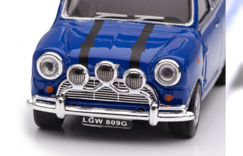 Набор из 3х Mini Cooper из оригинального фильма Ограбление по-итальянски (The Italian Job) белый, синий и красный