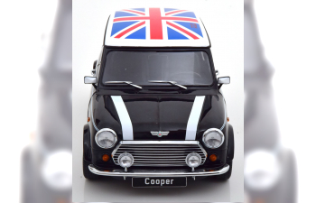 MINI Cooper LHD, black white Union Jack