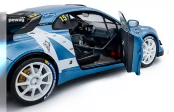 RENAULT Alpiune A110 Rgt №15 Rally Mont Blanc (2024) Raphael Astier - Denis Giraudet, Blue White