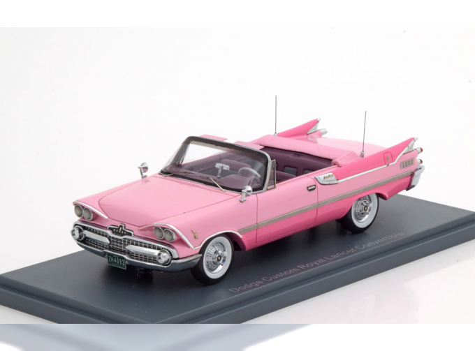 DODGE Custom Royal Lancer Convertible (1959), pink