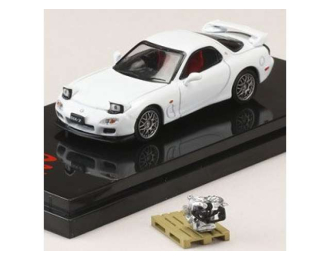 Mazda RX-7 (FD3S) Type RS with Engine Display Model, pure white