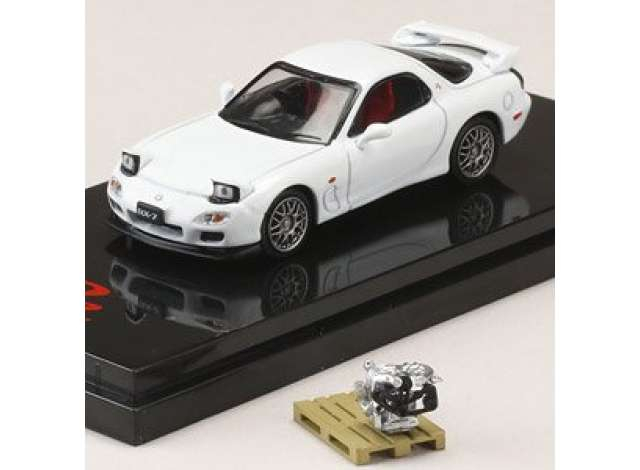 Mazda RX-7 (FD3S) Type RS with Engine Display Model, pure white