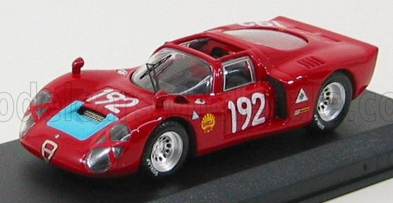 ALFA ROMEO 33.2 Sp N 192 Targa Florio 1968 Bianchi Casoni, Red