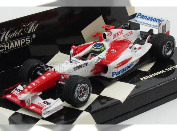 TOYOTA F1 Tf104 N 16 2004 C.da Matta, White Red