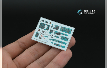 3D Декаль интерьера кабины МиГ-21БИС Ранний (с системой Лазурь-М) (Eduard) (с 3D-печатными деталями)