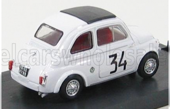 FIAT 500 595 Abarth N34 Winner Criterium Apertura Monza (1964) Franco Patria, white