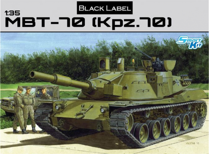 Сборная модель MBT 70 (KPz 70)