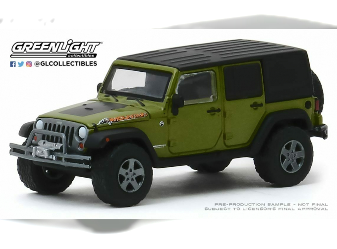 JEEP Wrangler 4х4 Unlimited Mountain Edition 2010 Rescue Green